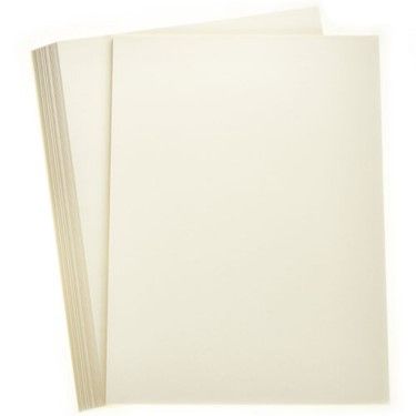 A5 Card Blanks - 20 sheets - Light Cream