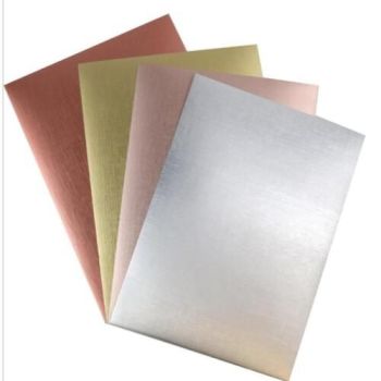A5 Card Blanks - 20 sheets - Metallic Mixed Colours (may vary from image)