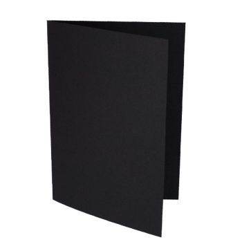 A5 Card Blanks - 20 sheets - Black