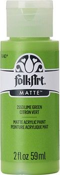 2553 Lime Green Acrylic Matte