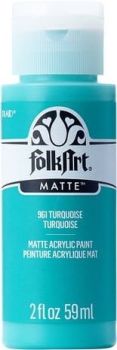 961 Turquoise Acrylic Matte