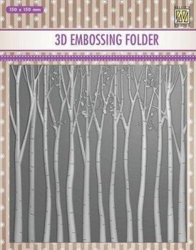 EF3D013 3D Embossing Folder Trees