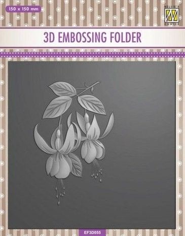 EF3D055 3D Embossing Folder Fuchsia