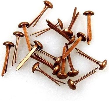 FLP-BR-004 Floral Brads Copper 3mm (40pcs)