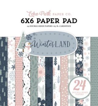 WTL333023 Echo Park Winterland 6 x 6 Inch Paper Pad
