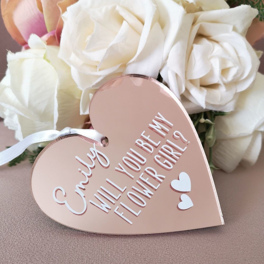 Will you be my...? Bridal Party Heart 