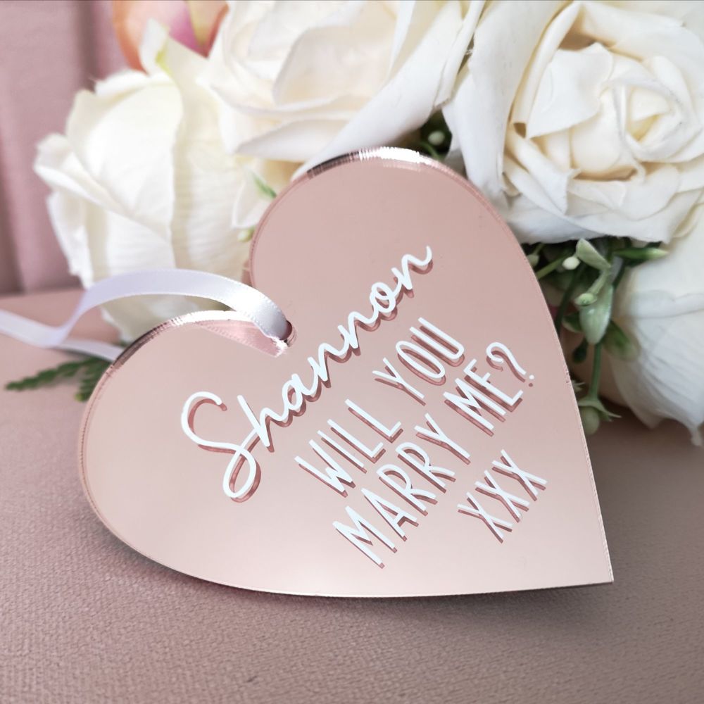Will you marry me? Heart