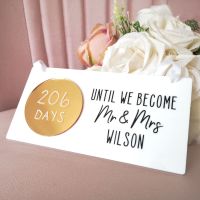 Personalised Wedding Countdown Sign