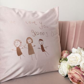 READY TO PERSONALISE Hand Drawn Cushion