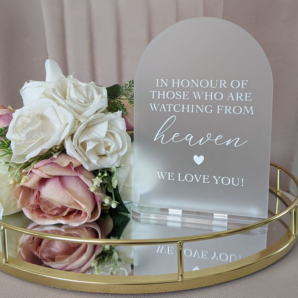 A5 Arch 'Heaven' Sign