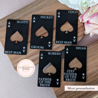 Personalised Wedding Party Ace Bottle Opener