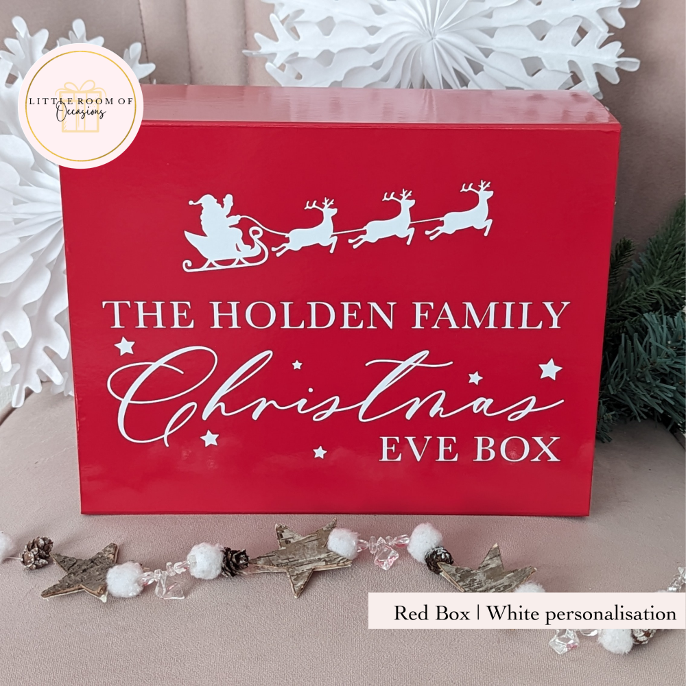 Santa's Sleigh Christmas Eve Box