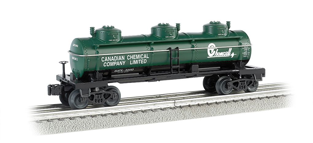 Chemcell - Three-Dome Tank Car