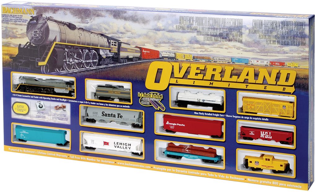 HO Overland Limited UP Freight Set/4-8-4