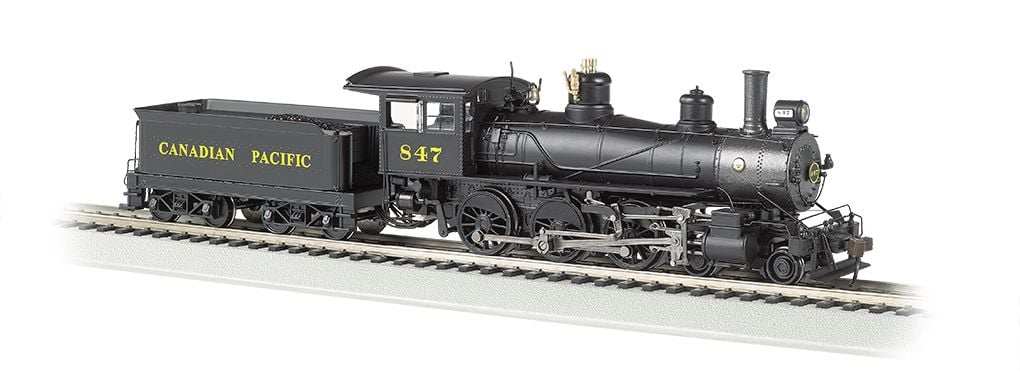 Canadian Pacific #847 - Baldwin 4-6-0 (HO Scale) DCC Ready