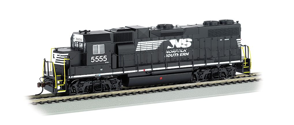 Norfolk Southern #5555 (Thoroughbred) GP38-2-DCC Sound Value(HO)