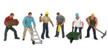 Construction Workers - HO Scale
