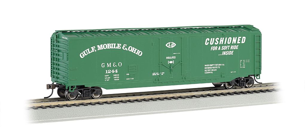 Gulf Mobile & Ohio - 50' Plug Door Box Car (HO Scale)