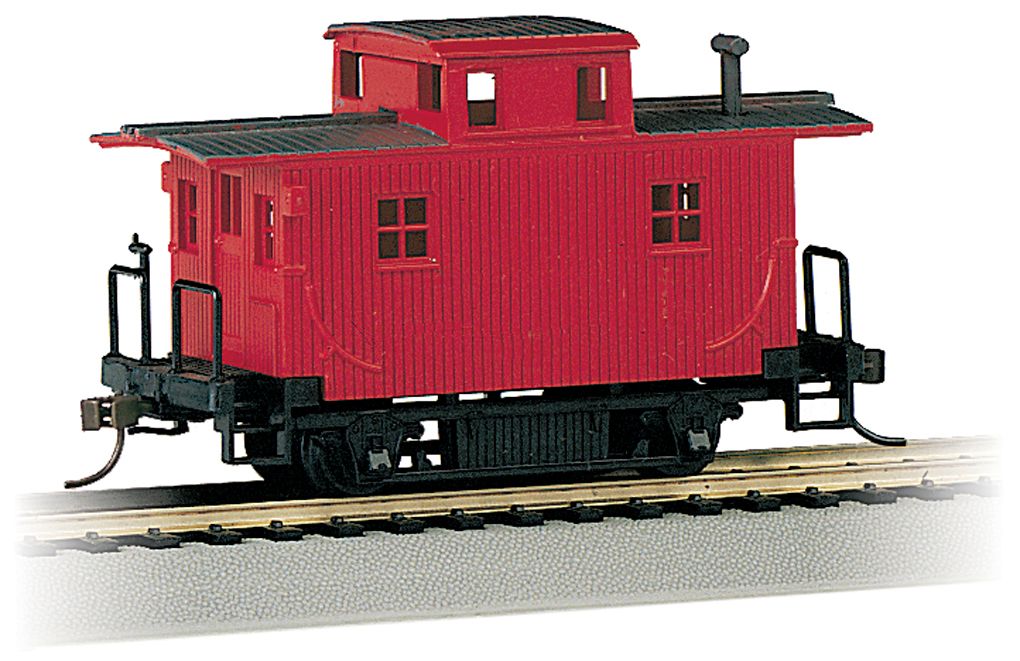 Painted Unlettered - Bobber Caboose (HO Scale)