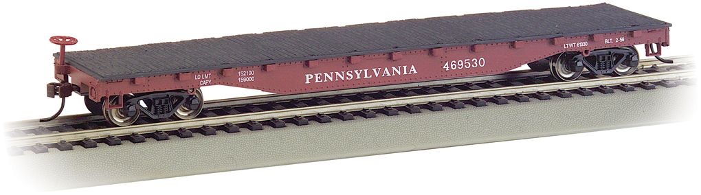 Pennsylvania - 52' Flat Car (HO Scale)