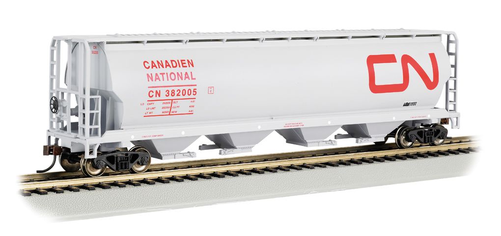 Canadian National - 4 Bay Cylindrical Grain Hopper