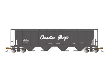 Canadian Pacific - Cylindrical Grain Hopper w/FRED