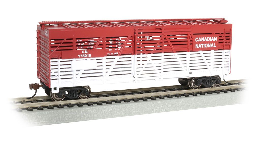Canadian National- 40' Stock Car (HO Scale)