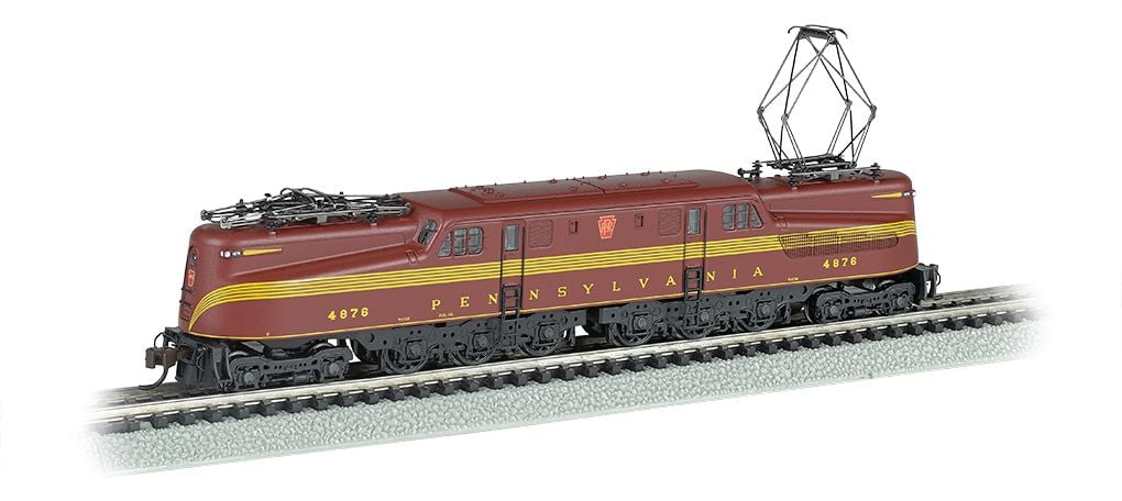 PRR GG-1 #4876 – Tuscan Red 5 Stripe DCC Ready (N Scale)