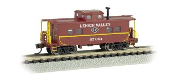 Lehigh Valley #95004 (Tuscan Red) - NE Steel Caboose