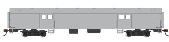 Painted, Unlettered - Aluminum - 72 Ft Smooth-Side Baggage Car