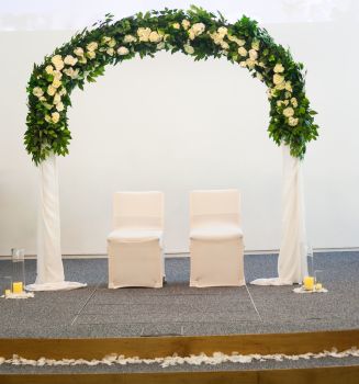 Traditional Round  Wedding Arch