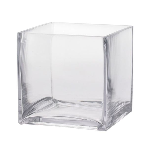Clear Cube Vase