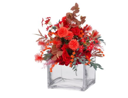 Clear Cube Vase