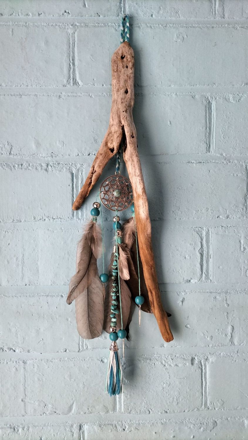 Mandala Dream Catcher. Turquoise.