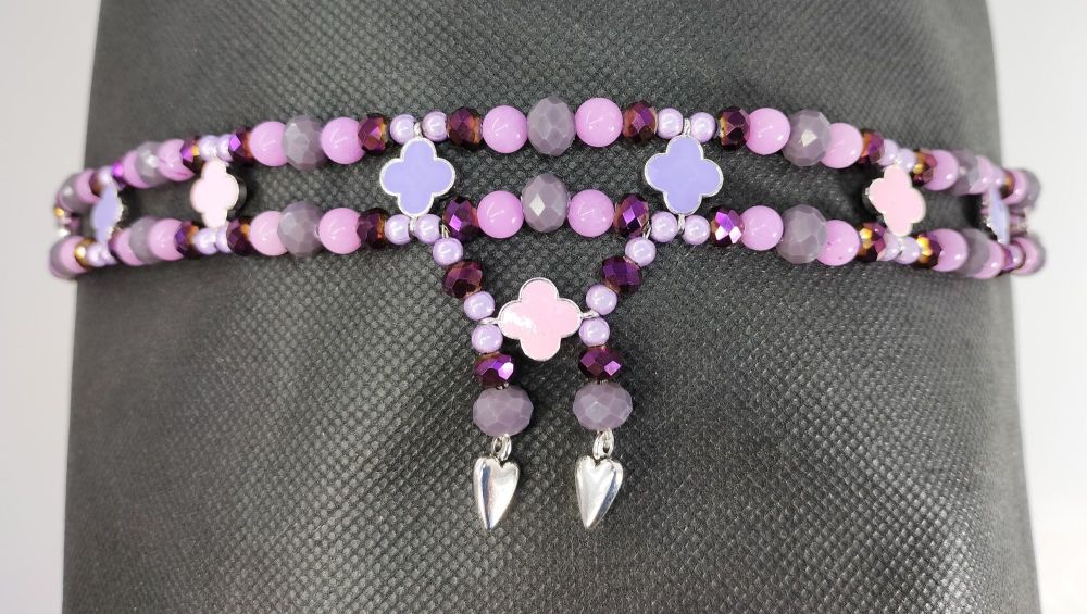 Browband - Luck, Serenity and Spirituality. Lavender Jade. Full Size+