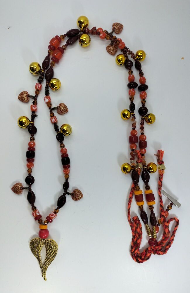 Rhythm Beads - Carnelian, Red Jasper and Bronzite. Cob to Extra Full Size Horse.