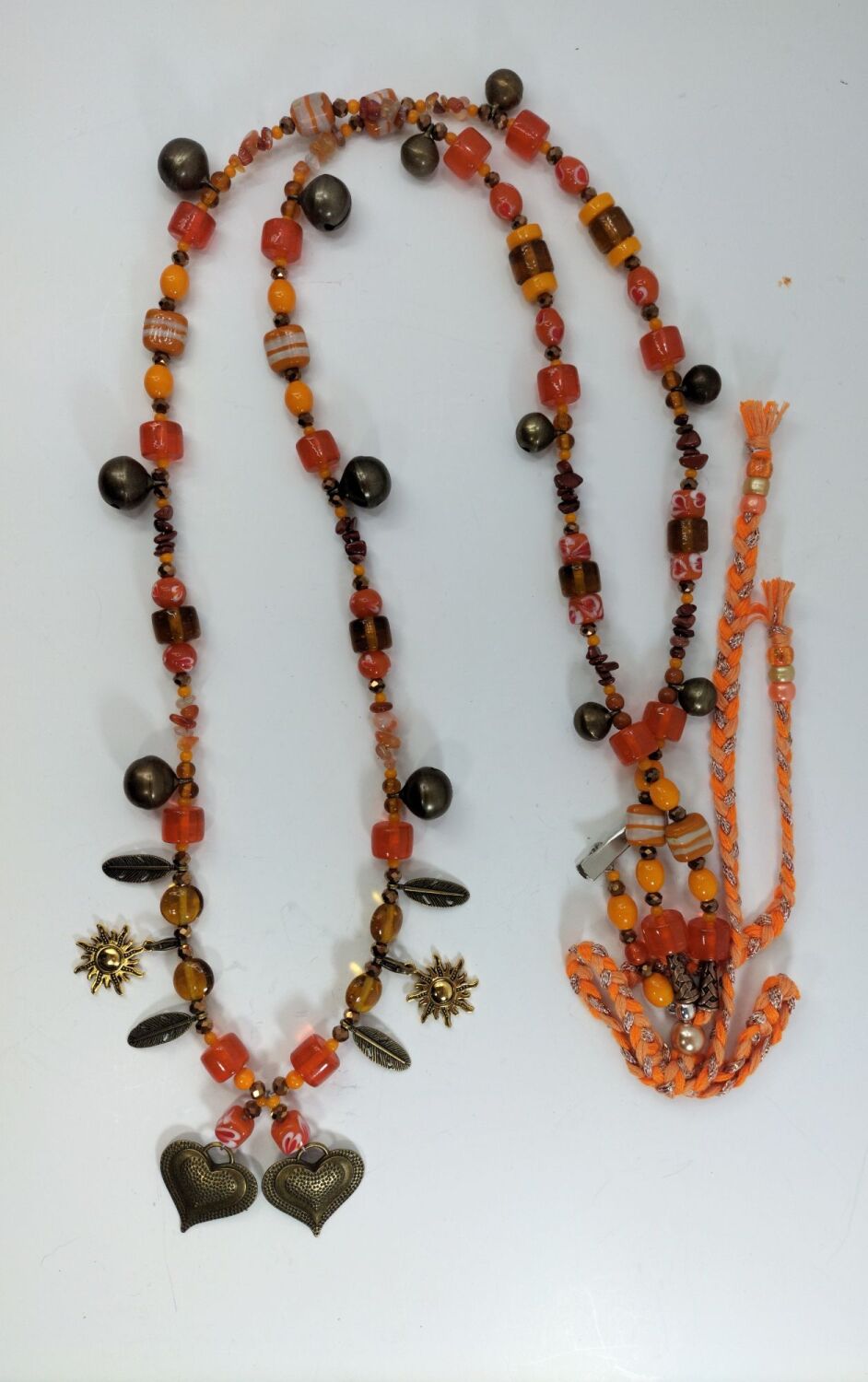 Rhythm Beads - Carnelian and Red Jasper. Cob to Extra Full Size Horse.