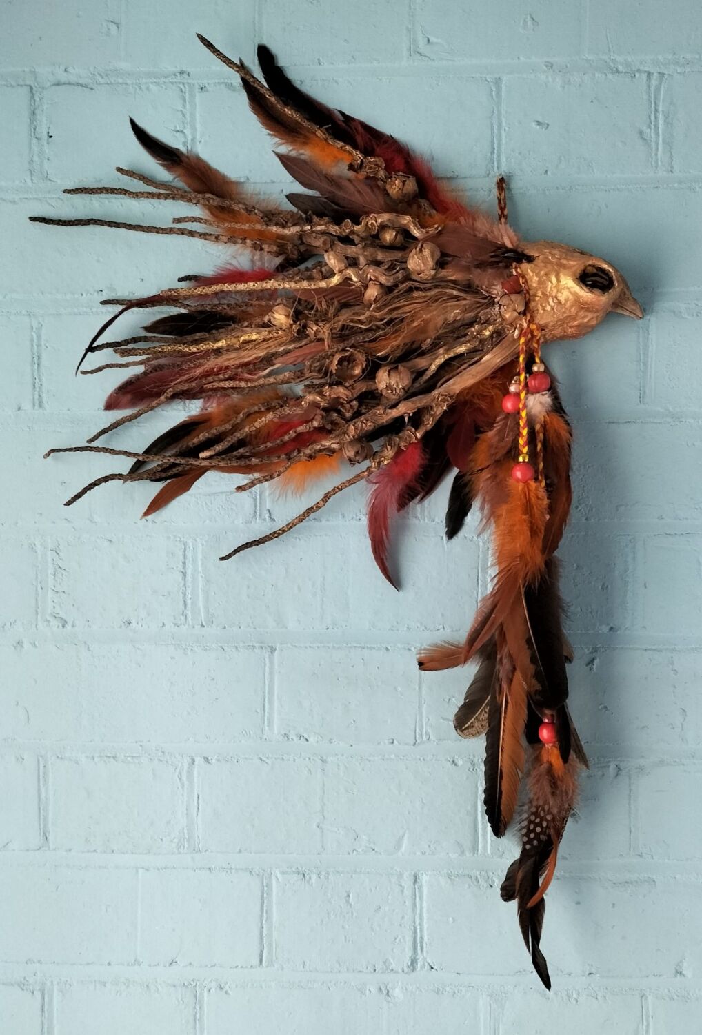 Phoenix Fire Bird Original Sculpture - By Vicki Jayne Yates BA Hons