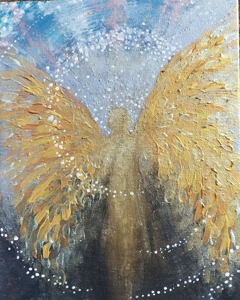Angel. Spirit Guide and Divine Messenger. Original Art by Vicki Jayne Yates