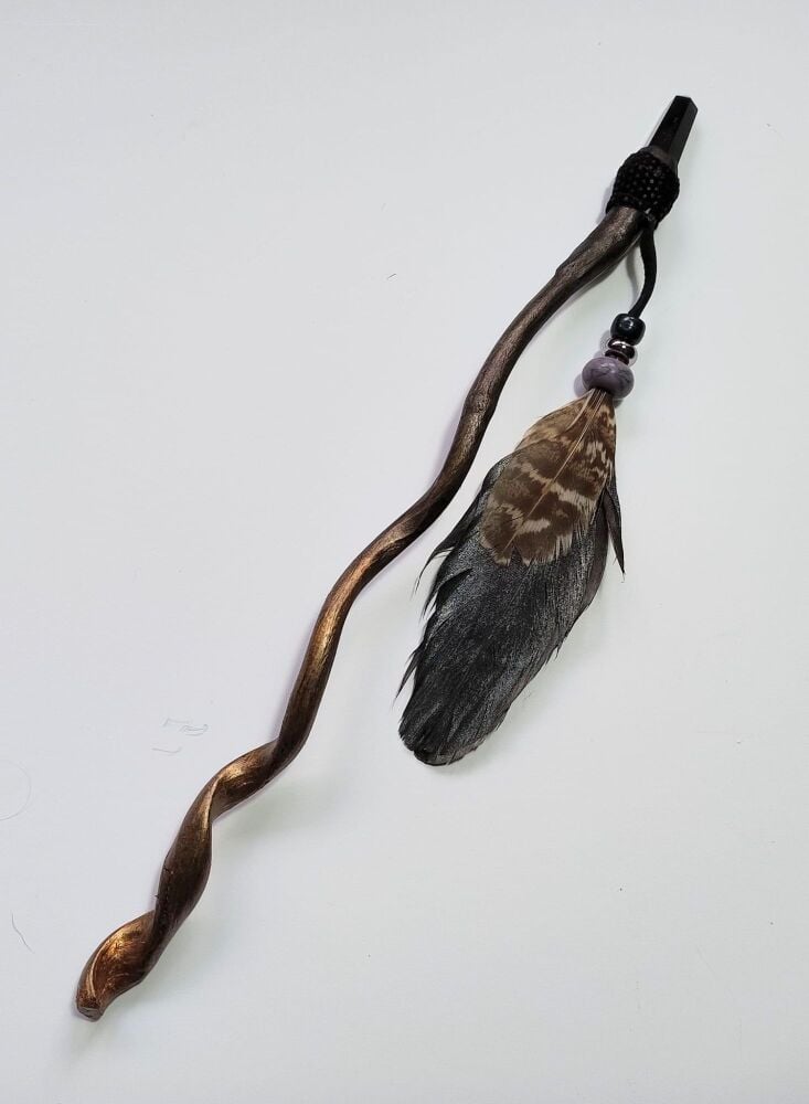 Black Obsidian Talking Stick and Wand