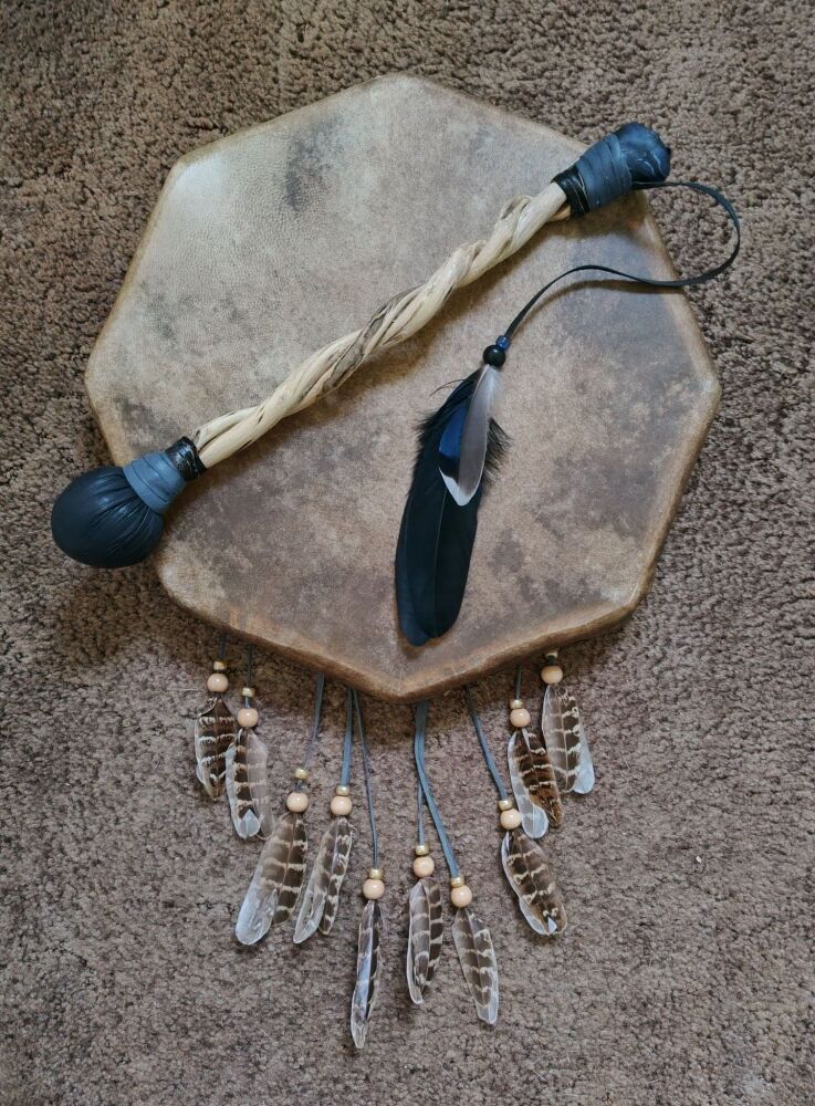Blue Goldstone Drum Beater