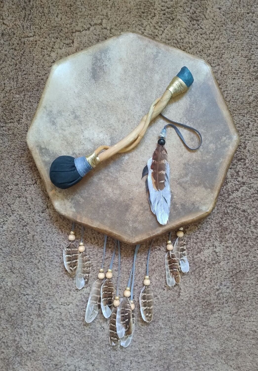 Malachite Drum Beater