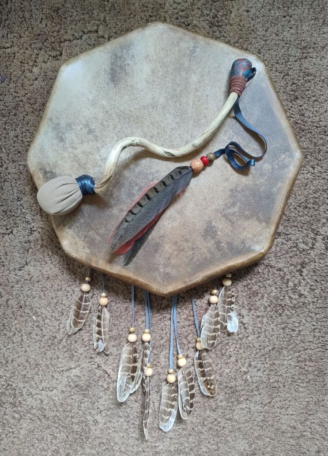 Black Obsidian Drum Beater