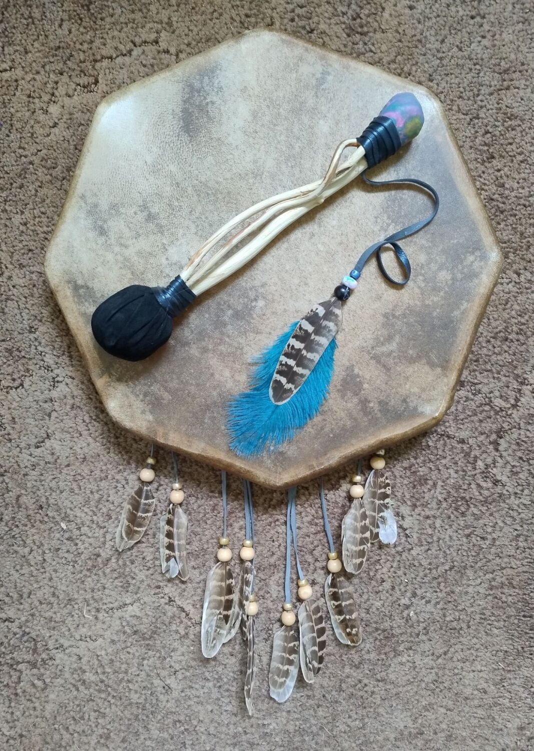 Aquamarine Drum Beater