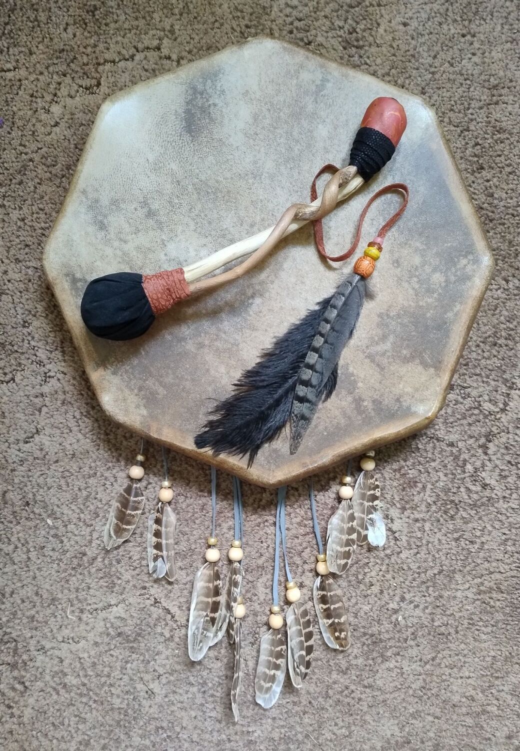 Smokey Quartz Drum Beater