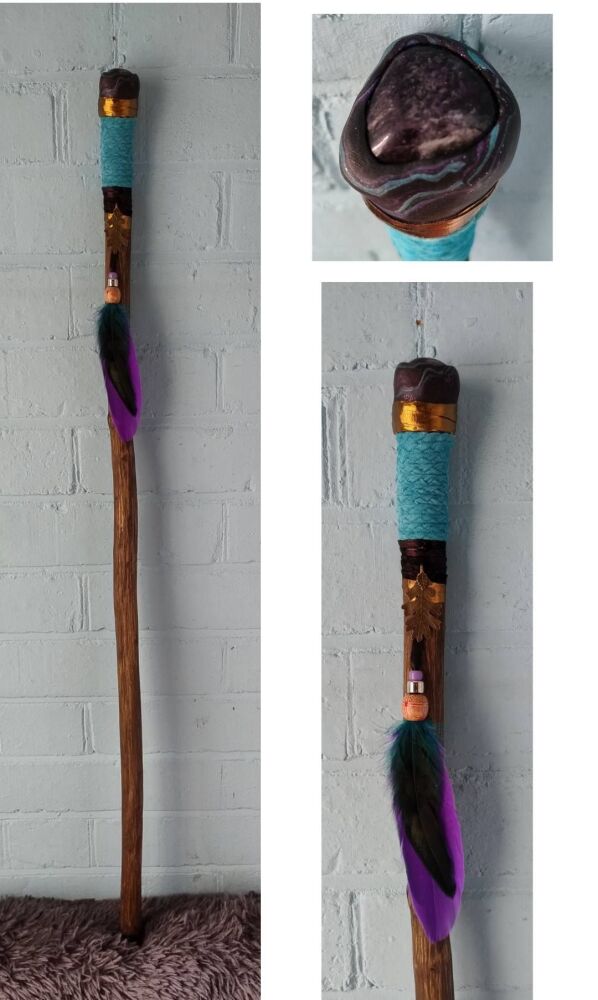 Amethyst Walking / Ceremonial / Talking Stick
