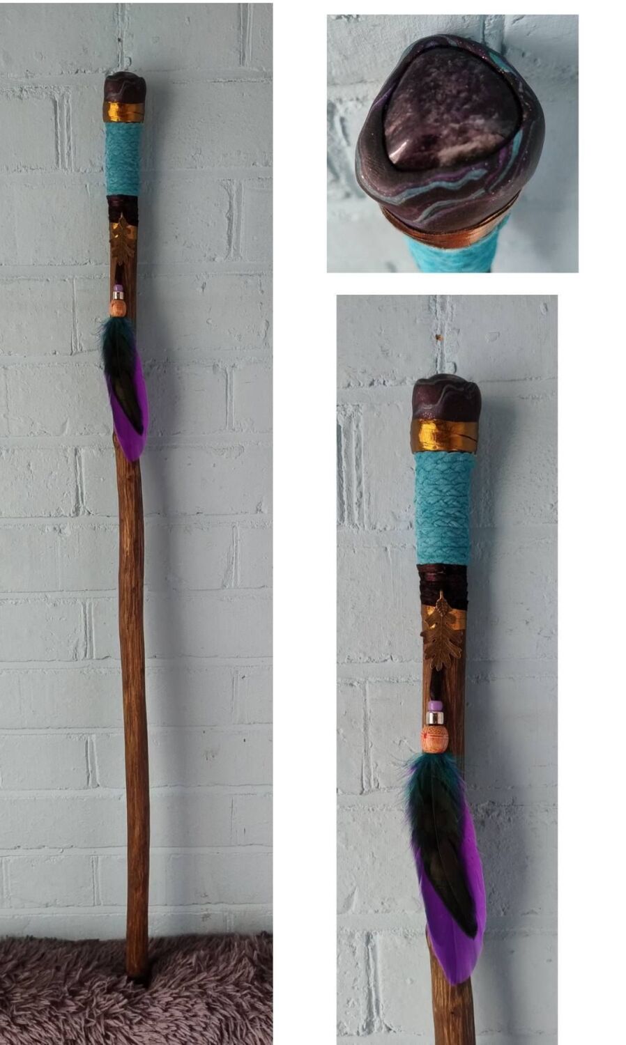 Amethyst Walking / Ceremonial / Talking Stick