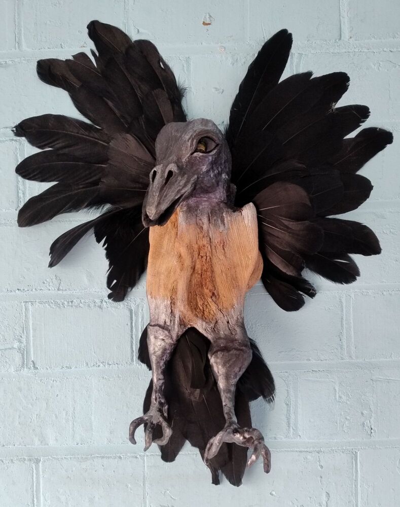 Crow Spirit. An Original Sculpture.