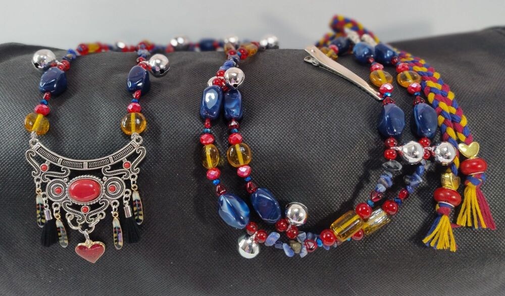 Rhythm Beads - Blue Sodalite. Larger Pony to Cob Size.