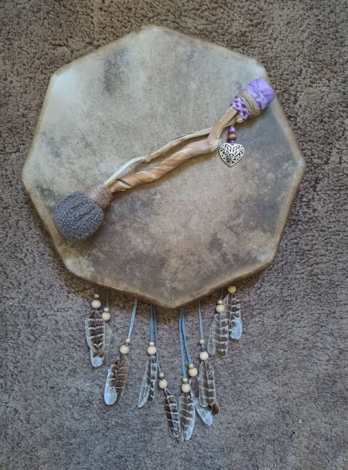 Amethyst Drum Beater (Vegan Friendly)